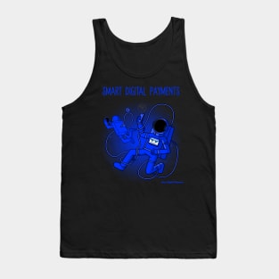 Smart Digital Payments 2 astronauts Tank Top